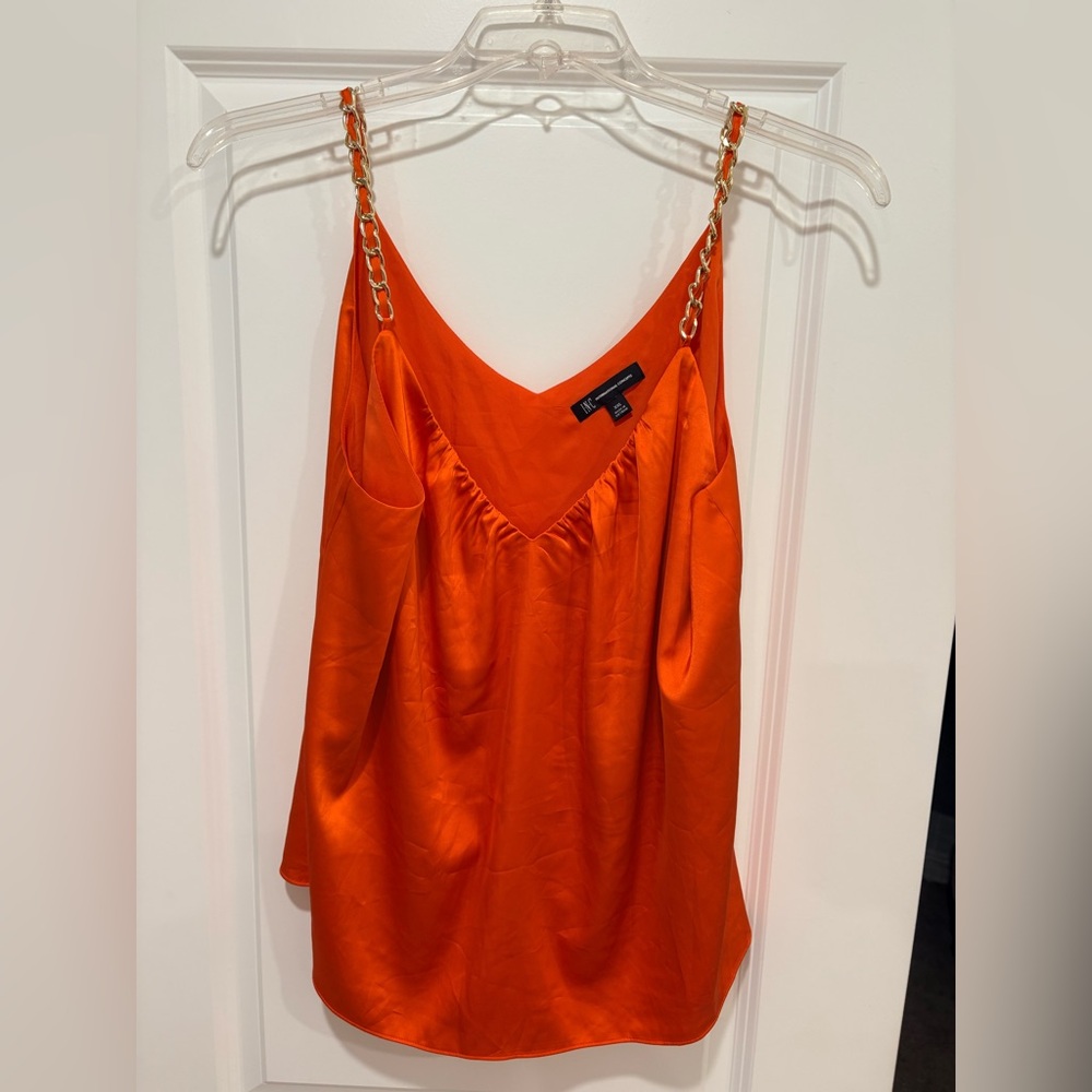 INC International Concepts Orange Top XXL